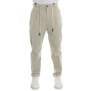PANTALACCIO CON PINCES BEIGE